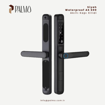 Palmo Siyah Waterproof AS 600 Akıllı Kapı Kilidi